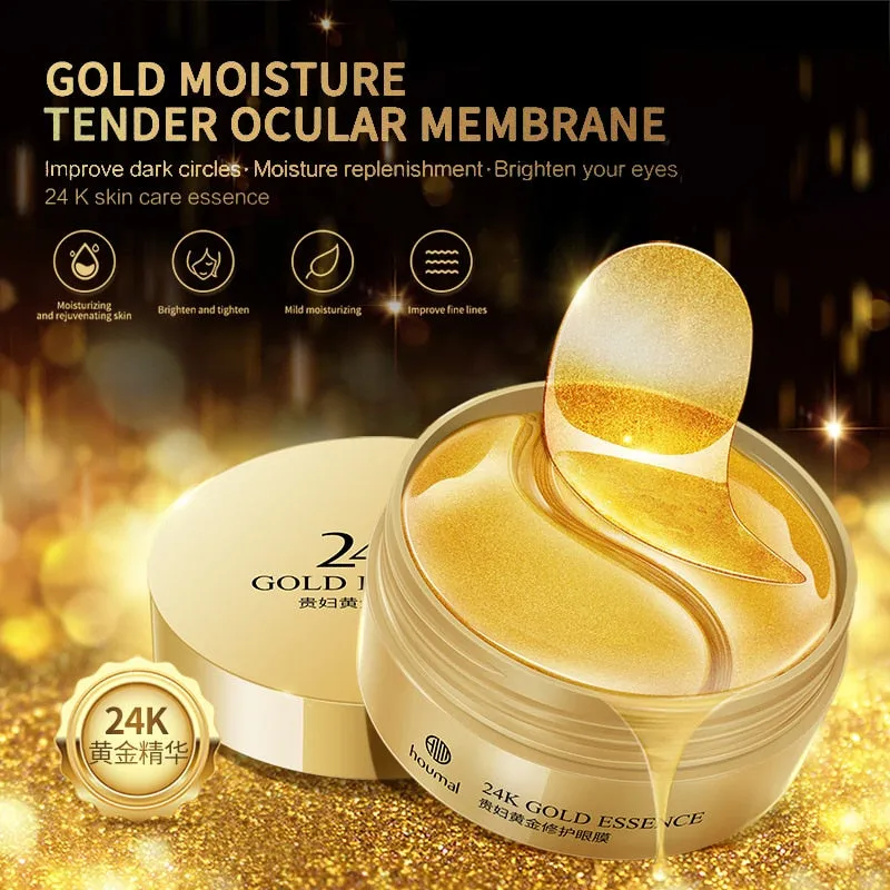 60 pieces Eye Mask Gold Moisturizing Eye Patches