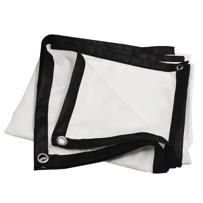 84 Folding High Density Projector Film Curtain - 4 3 172x128cm Projection Area