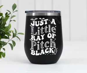 A Little Ray of Pitch Black | Stainless Steel Tumbler
