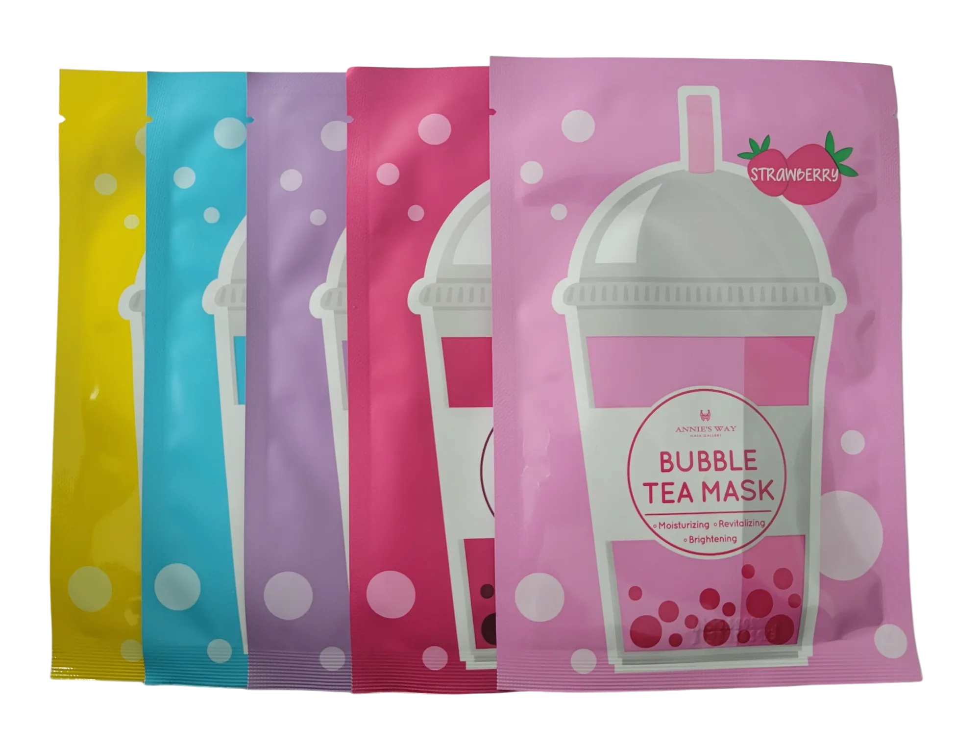 Annie's Way Bubble Tea Fruit Assorted Masks
