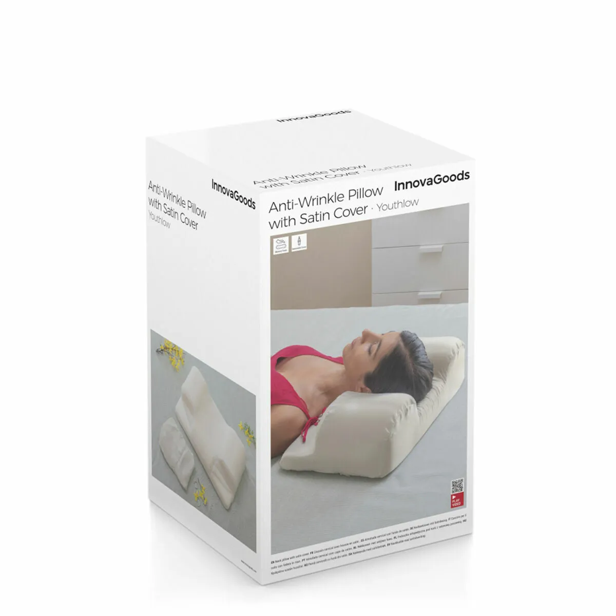 Anti-wrinkle Neck Pillow with Satin Cover Youthlow Innovagoods