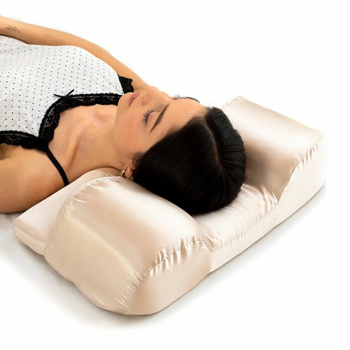 Anti-wrinkle Neck Pillow with Satin Cover Youthlow Innovagoods