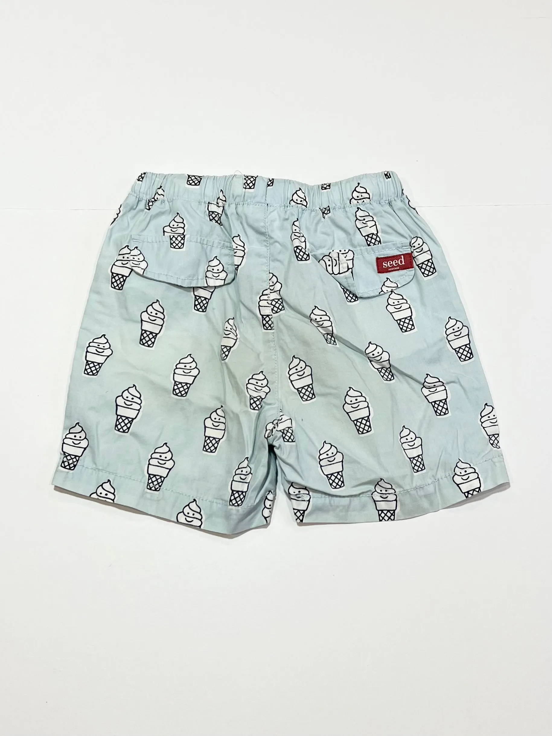Blue ice creams shorts - Size 2