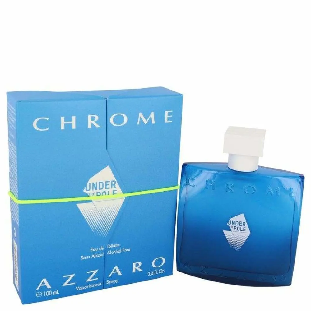 Chrome Under the Pole Edt Spray (alcohol Free) by Azzaro for Men - 100 Ml
