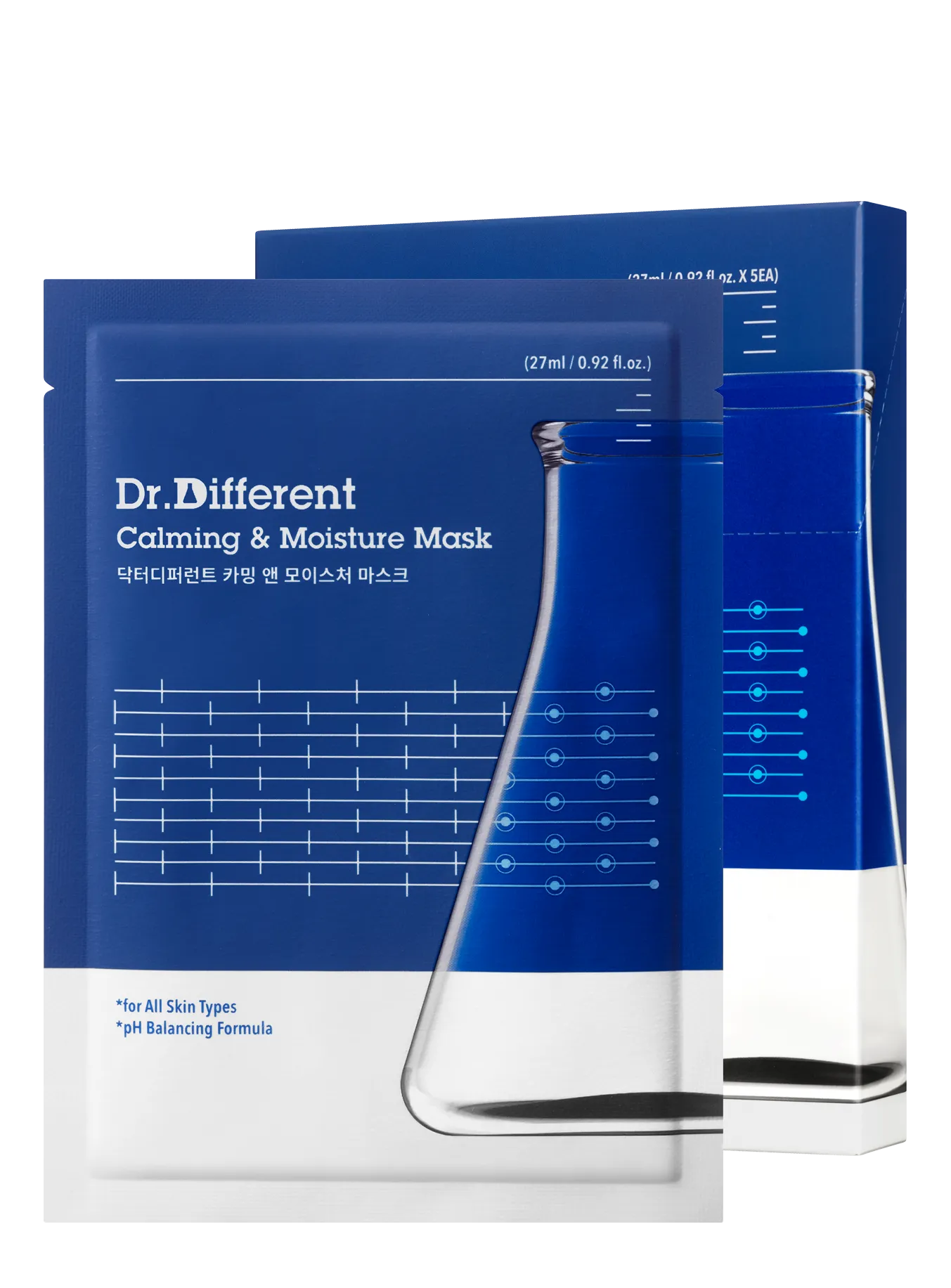 Dr.Different Calming & Moisture Mask 27ml*5pack