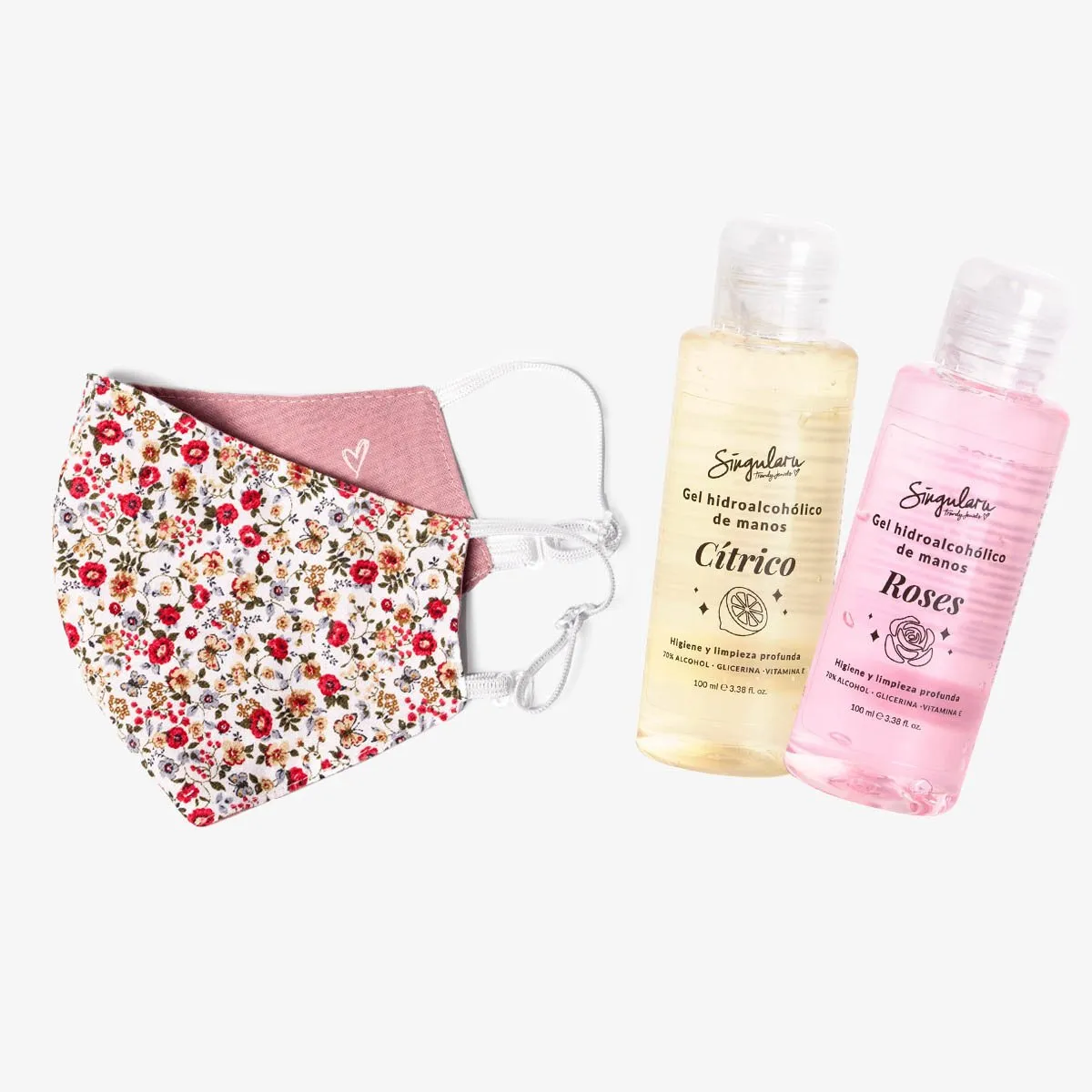 Flower Red Mask   2 Hydroalcoholic Gel