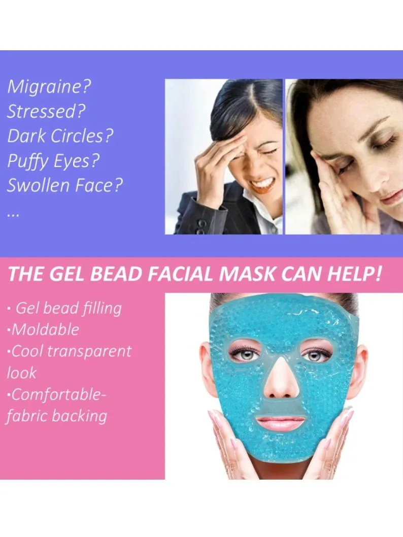 Gel facial hydrate masks