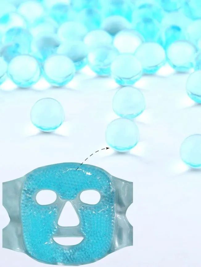 Gel facial hydrate masks