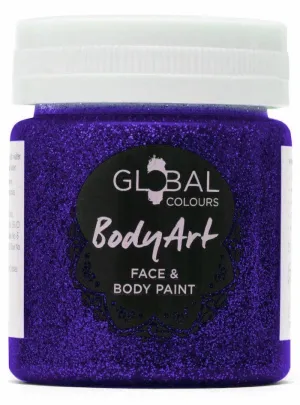 Global, Blue Glitter Gel 45ml