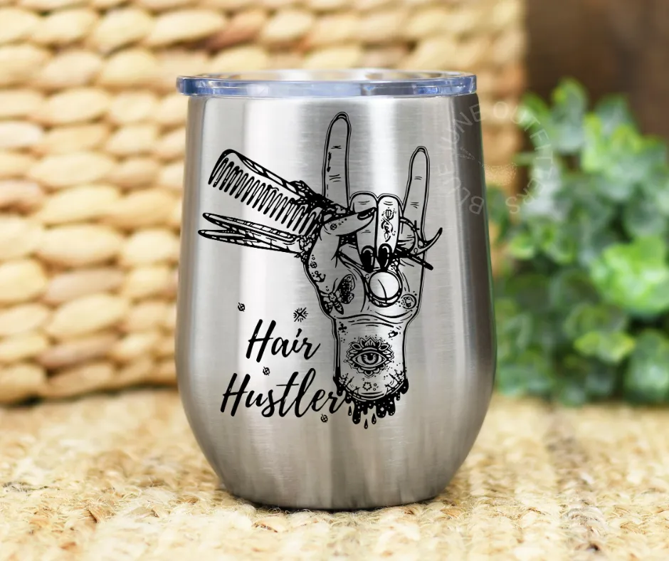 Hair Hustler | Goth Witchy Stainless Steel Tumbler