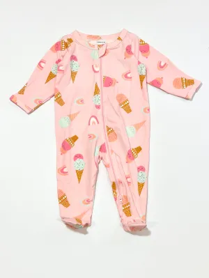 Ice creams zip onesie - Size 000