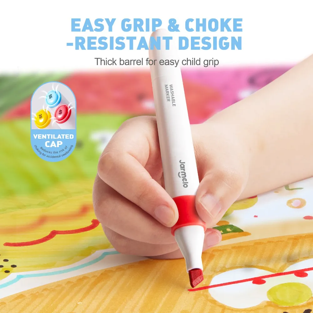 Jar Melo Washable Dual Tip Markers