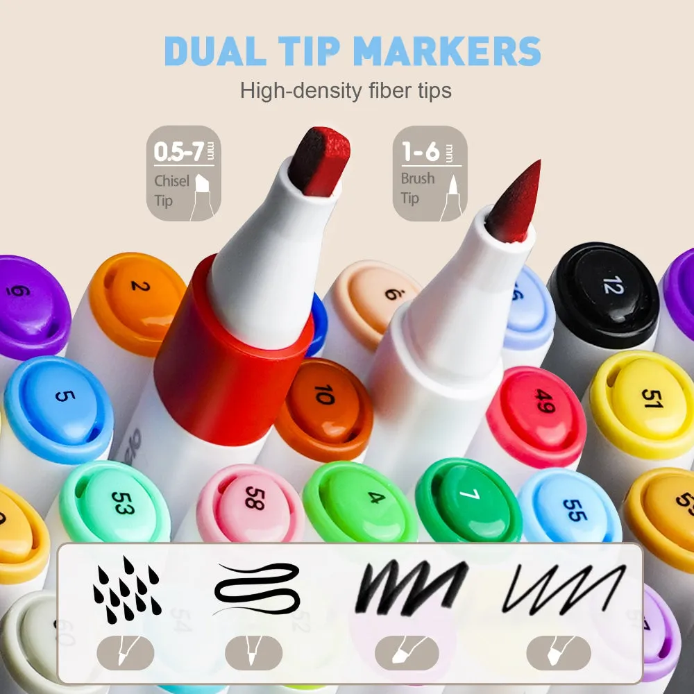 Jar Melo Washable Dual Tip Markers
