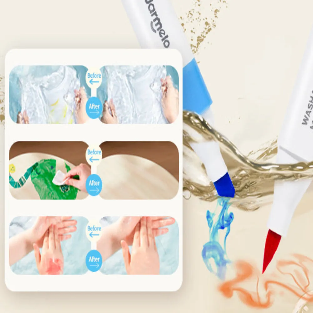 Jar Melo Washable Dual Tip Markers