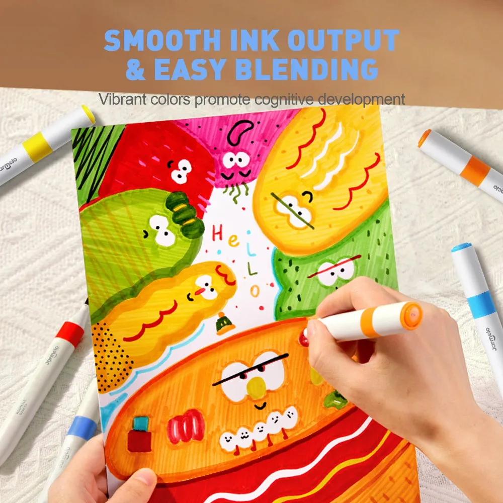 Jar Melo Washable Dual Tip Markers