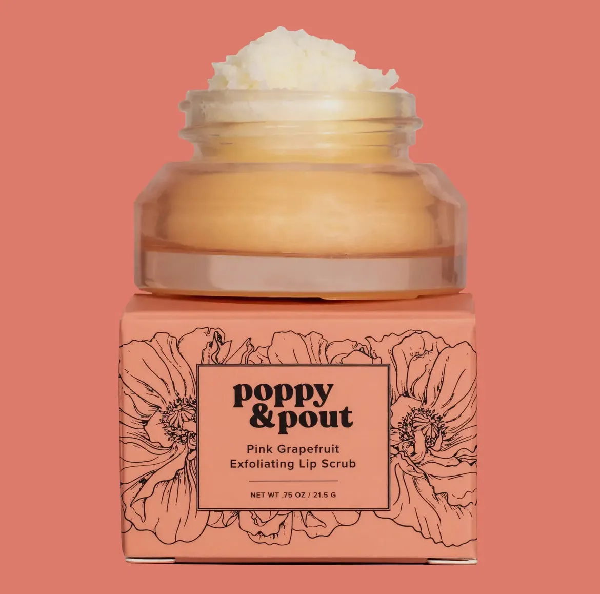 Poppy & Pout Exfoliating Lip Scrub