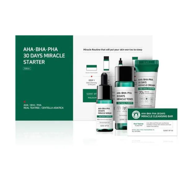 Some By Mi AHA BHA PHA 30 Days Miracle Face Serum Starter Kit - 90gm