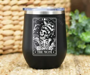 The Mom Tarot Card | Stainless Steel Wine Tumbler