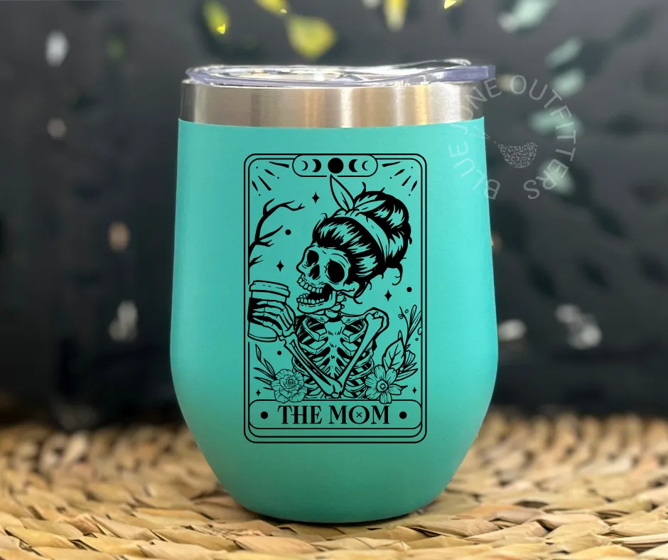 The Mom Tarot Card | Stainless Steel Wine Tumbler