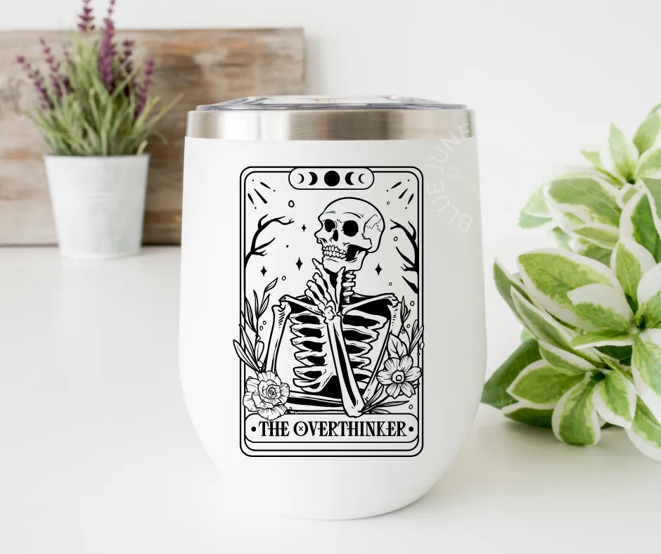 The Overthinker Tarot | Stainless Steel Wine Tumbler