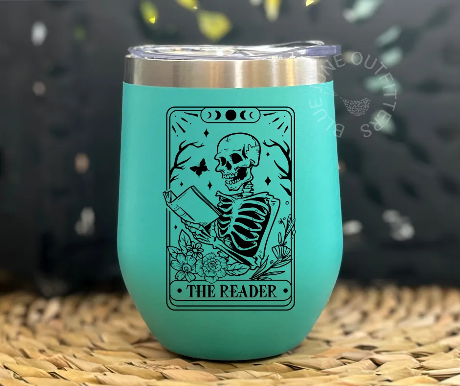 The Reader Tarot | Stainless Steel Wine Tumbler