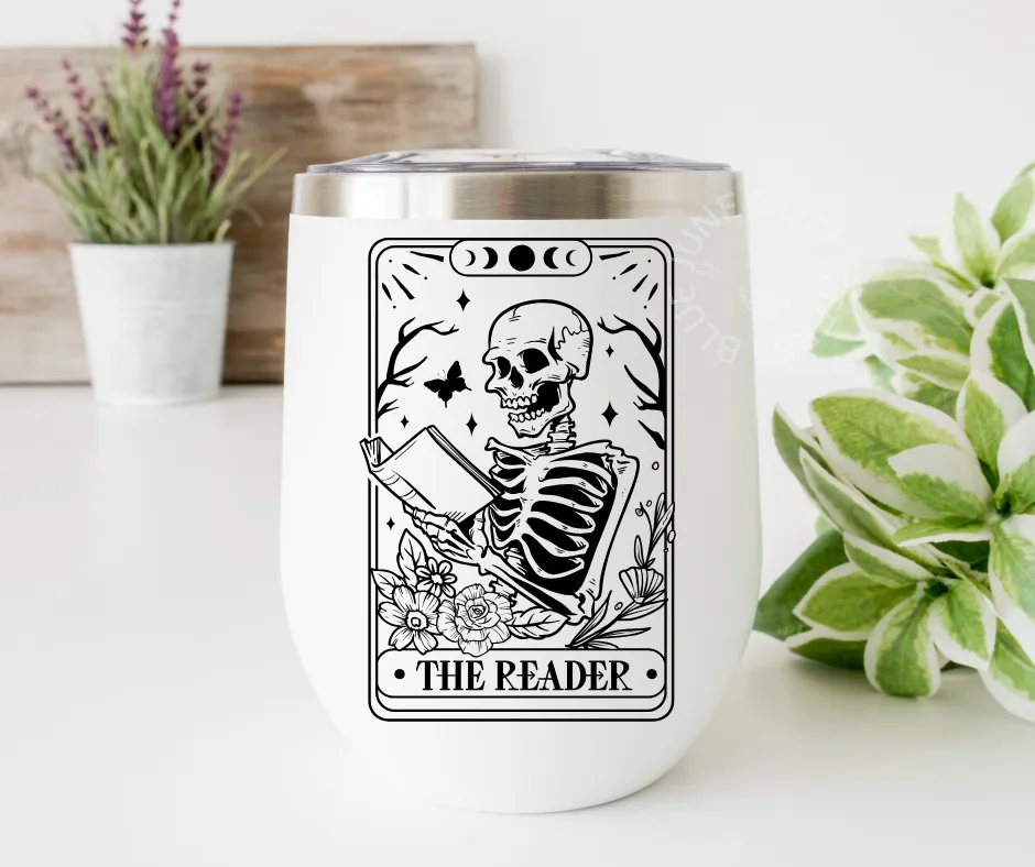 The Reader Tarot | Stainless Steel Wine Tumbler