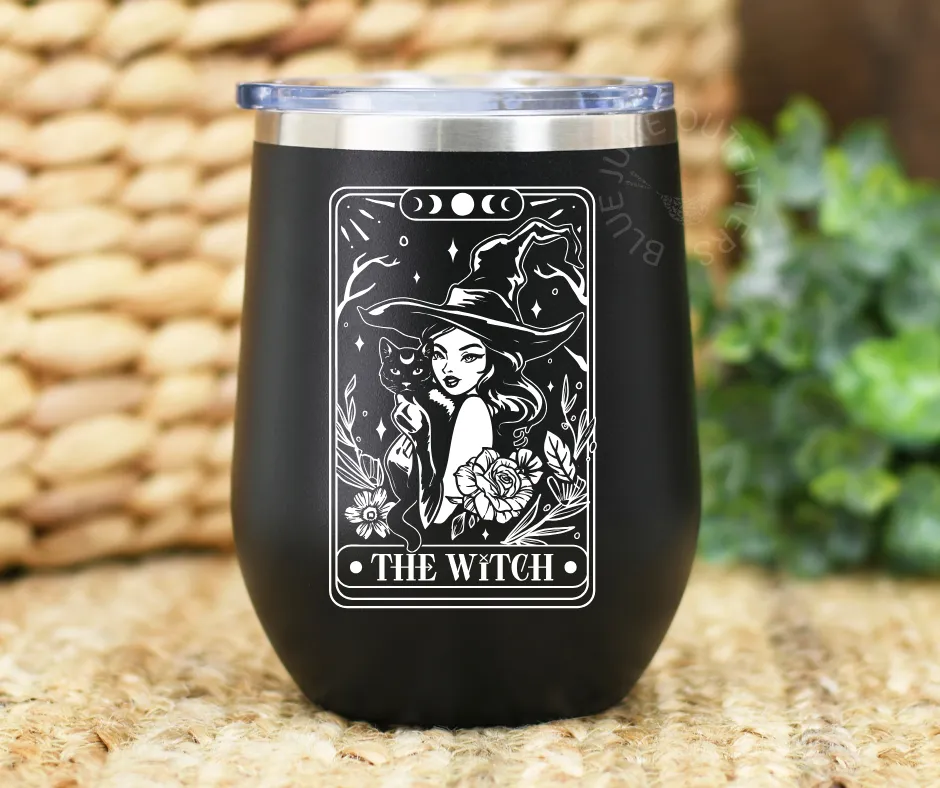 The Witch Tarot | Stainless Steel Wine Tumbler