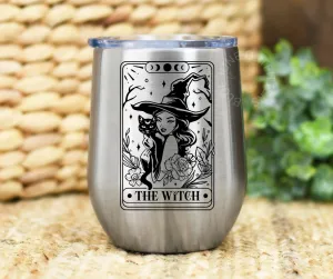 The Witch Tarot | Stainless Steel Wine Tumbler